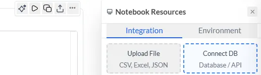 Data Connection step 1